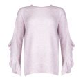 Womens Pink Emilde Knitted Frill Jumper 30446 by French Connection from Hurleys