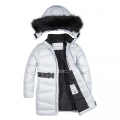 Girls Arctic Ice Belted Down Long Coat 93674 by Calvin Klein from Hurleys