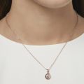 Womens Rose Gold/Silver Elvina Enamel Mini Button Pendant Necklace 82692 by Ted Baker from Hurleys