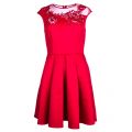 Womens Red Dollii Embroidered Cut Out Dress 69408 by Ted Baker from Hurleys