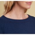 Lifestyle Womens French Navy Lowmoore Knitted Top 10137 by Barbour from Hurleys