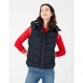 Womens Marine Navy Corsham Chevron Hooded Gilet 98997 by Joules from Hurleys
