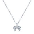 Womens Silver Petrae Petite Bow Pendant Necklace 82823 by Ted Baker from Hurleys