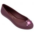 Vivienne Westwood Womens Plum Orb Space Love 19 Dolly 19421 by Melissa from Hurleys