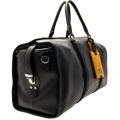 Mens Navy Dogtag Leather Holdall Bag 63407 by Ted Baker from Hurleys
