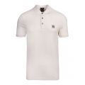 Casual Mens Light Beige Passenger Slim Fit S/s Polo Shirt 83388 by BOSS from Hurleys