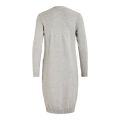 Womens Light Grey Melange Viril L/S Long Knit Cardigan 110387 by Vila from Hurleys