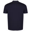 Mens Navy Tipped Knitted S/s Polo Shirt 26232 by Pretty Green from Hurleys