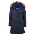 Heritage Womens Navy Emmot Hooded Parka 12512 by Barbour from Hurleys