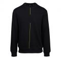 Mens Black Branded Line Sweat Top 100904 by Armani Exchange from Hurleys