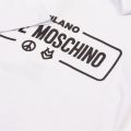 Mens Optical White Chest Logo Milan Slim S/s T Shirt 26874 by Love Moschino from Hurleys