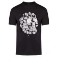 Mens Black Monkey Skull Regular Fit S/s T Shirt 35741 by PS Paul Smith from Hurleys