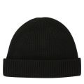 Mens Black Branded Rib Hat 77780 by Parajumpers from Hurleys