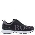 Athleisure Mens Black Velocity Runn Trainers 23552 by BOSS from Hurleys