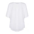 Womens Summer White Vlore Sheer Jersey S/s T Shirt 25647 by French Connection from Hurleys