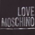 Mens Black Textured Foil Hooded Sweat Top 43155 by Love Moschino from Hurleys