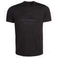 Mens Black Signature Logo S/s T Shirt 22371 by Emporio Armani from Hurleys