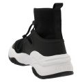 Womens Black Branded Knitted Sock Trainers 43762 by Versace Jeans Couture from Hurleys