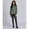 Womens Army Green Drifting Button Knitted Jumper 81964 by Barbour International from Hurleys