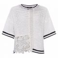 Womens Summer White Vosporos Mix Knitted Jumper 21239 by French Connection from Hurleys