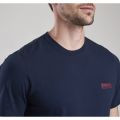 Mens Navy International Small Logo S/s T Shirt