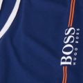 Mens Blue Authentic Logo Trim Sweat Pants 37755 by BOSS from Hurleys