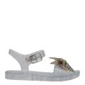 Girls Silver Gemma Bow Jelly Sandals (22-32) 109087 by Lelli Kelly from Hurleys