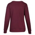 Womens Merlot Chequer Overlayer Sweat Top 97306 by Barbour International from Hurleys