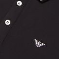 Mens Black Tipped Slim S/s Polo Shirt 22351 by Emporio Armani from Hurleys
