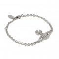Vivienne Westwood Bracelet Womens Silver/Crystal Mayfair Bas Relief
