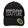 Mens Black Logo Cap 84749 by Versace Jeans Couture from Hurleys