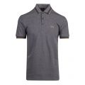 Athleisure Mens Medium Grey Paddy Regular Fit S/s Polo Shirt 99645 by BOSS from Hurleys