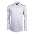 Mens Grey Kason Slim Fit L/s Shirt 28628 by HUGO from Hurleys