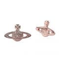Vivienne Westwood Earrings Womens Rose Gold Mini Bas Relief