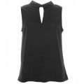 Womens Black Penny Plains Collared Top