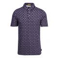 Mens Navy Edaname Geo S/s Polo Shirt 83250 by Ted Baker from Hurleys