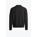 Mens Black Braw Crew Neck Knit Top 106408 by Parajumpers from Hurleys