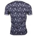 Mens Grey Marl Luca Geo Printed S/s Tee Shirt 61528 by Ted Baker from Hurleys
