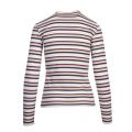 Womens Cloud Dancer Penny Mockneck Stripe L/s T Shirt 53418 by Levi's from Hurleys