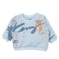 Baby Pale Blue Animal Tracksuit 95949 by Kenzo from Hurleys