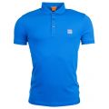 Mens Bright Blue Pavlik S/s Polo Shirt 8145 by BOSS from Hurleys