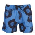Mens Blue Bonaire Floral Swim Shorts 53577 by HUGO from Hurleys
