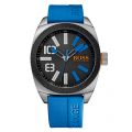 Watches Mens Black Dial London XXL Silcone Strap Watch 68925 by BOSS Orange from Hurleys