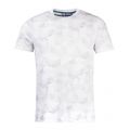 Mens White Tots Floral Geo S/s Polo Shirt 28271 by Ted Baker from Hurleys