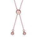 Womens Rose Gold/Crystal Carsaa Bow Drawstring Bracelet 93448 by Ted Baker from Hurleys
