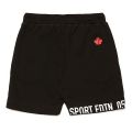 Boys Black Sports Maple Sweat Shorts 107397 by Dsquared2 from Hurleys