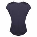 Womens Navy Joarla Woven Front S/s T Shirt 30003 by Ted Baker from Hurleys