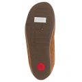 Womens Tumbled Tan Chrissie Shearling Slippers 36515 by FitFlop from Hurleys
