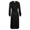 Womens Black Haylow Printed Midi Dress 50729 by Ted Baker from Hurleys