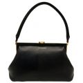 Womens Black Tabitha Leather Medium Shoulder Bag
